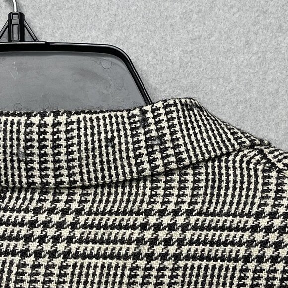 Vito Rufolo Vintage Alpaca Houndstooth Plaid Blazer Jacket Men's 44 Italian Made - Picture 10 of 13